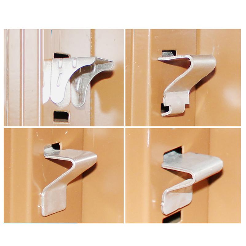Shelf Peg Support - 10 Buah Klip Rak Kabinet Logam