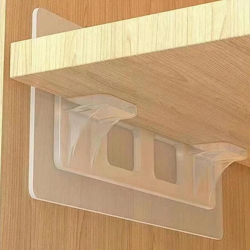 Shelf Peg Support - 4/6/12 Penyangga Rak Perekat Tempel Tanpa