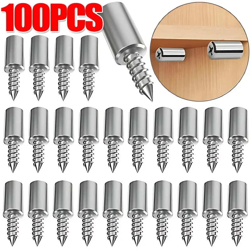 Shelf Peg Support - 100/10 Buah Tempat Pelat Lapisan Sekrup