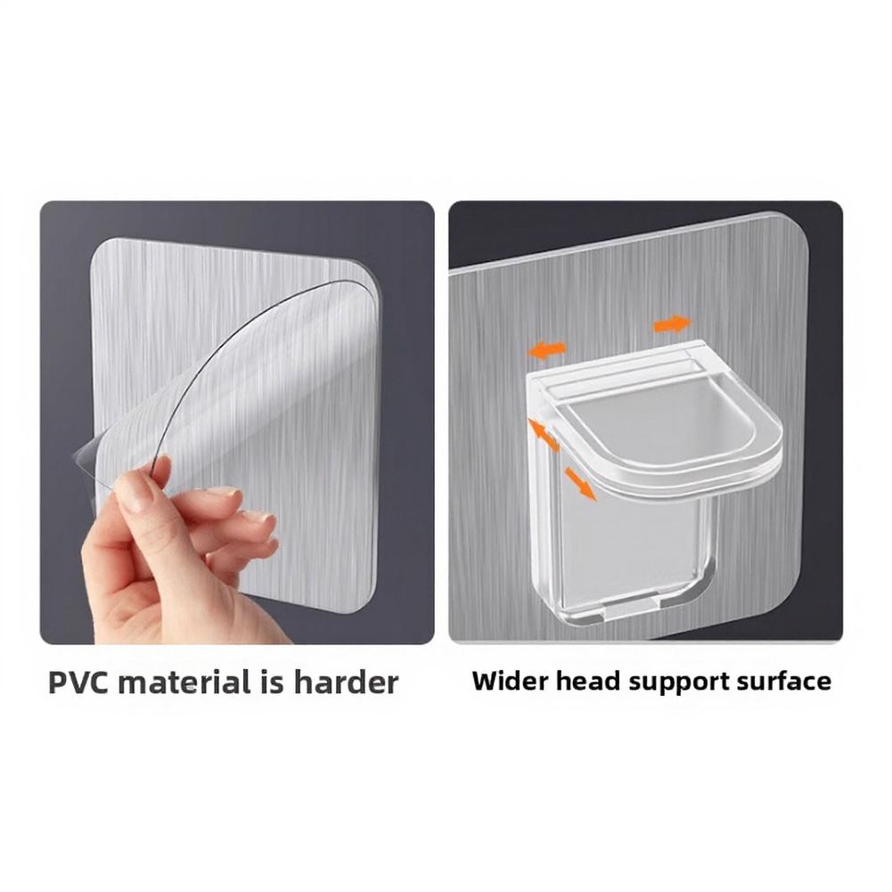 Shelf Peg Support - Pin Plastik Transparan Penyangga Rak, Pemasangan