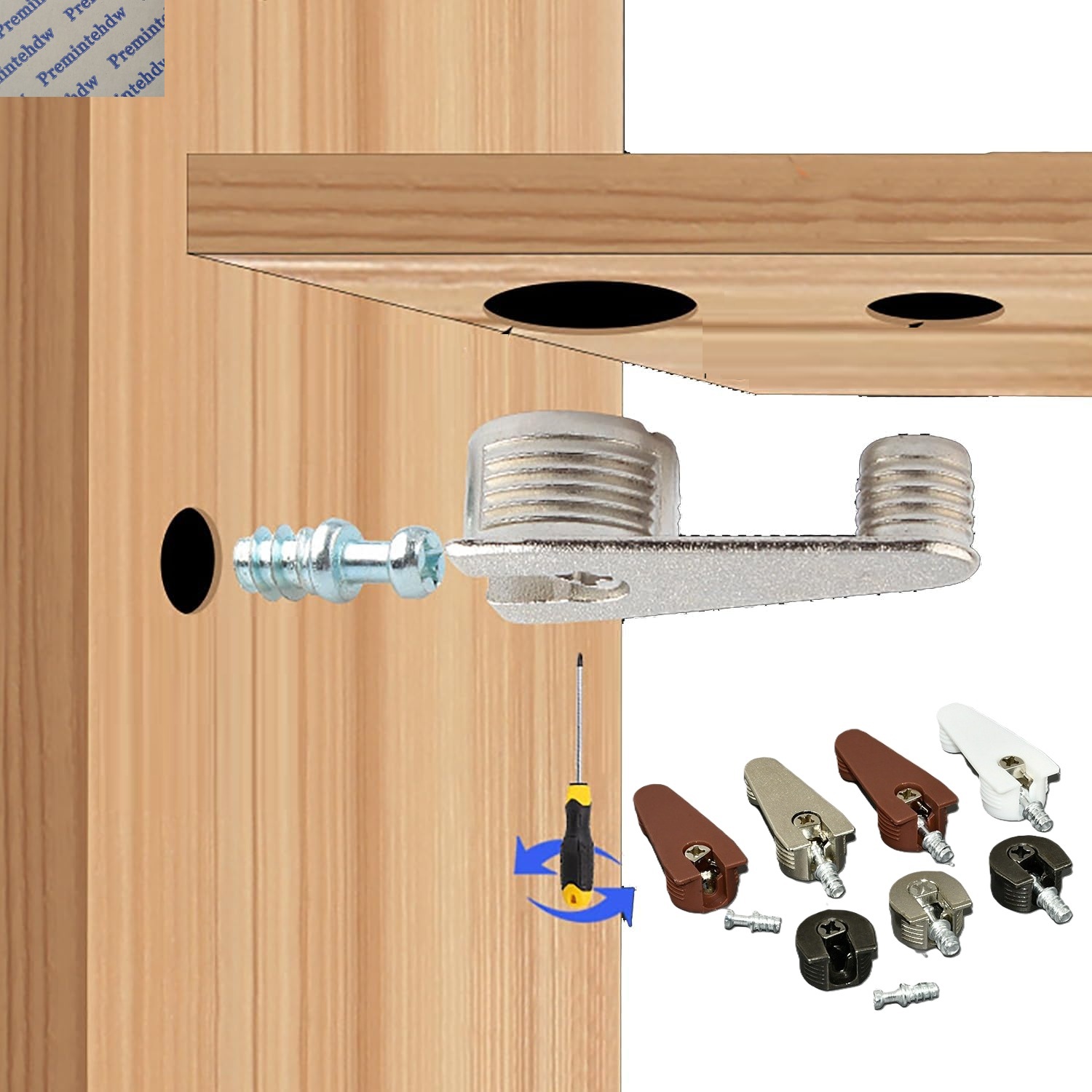 Shelf Peg Support - 50Pcs Penyangga Rak Kabinet Model Cam