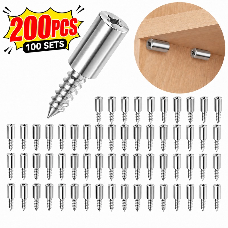 Shelf Peg Support - 5-100Set Sekrup Self Tapping Penyangga Rak