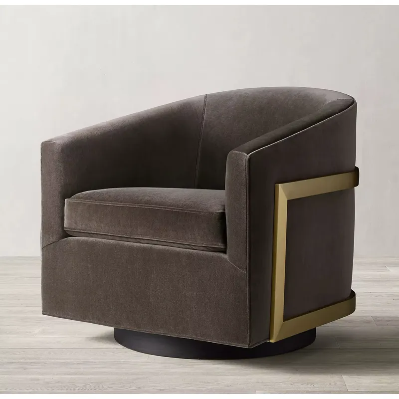 Furniture Upholstery Hardware - Kursi Putar Gaya Pelapis Modern untuk