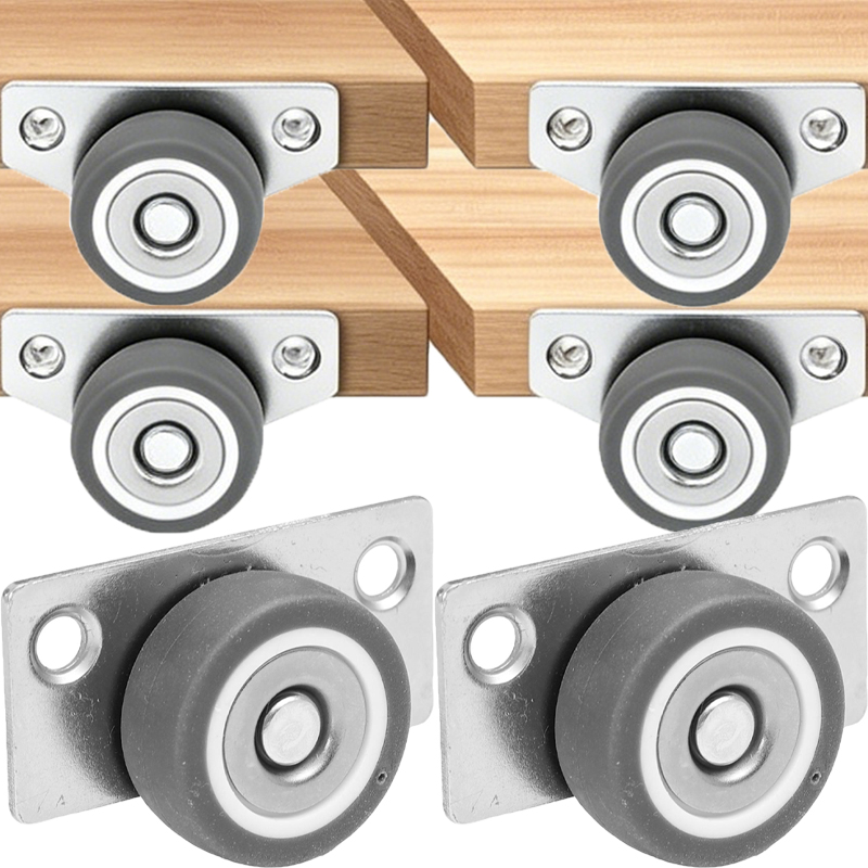 Furniture Hardware Lowes - 1-8set Roda Samping Senyap DIY Pengganti