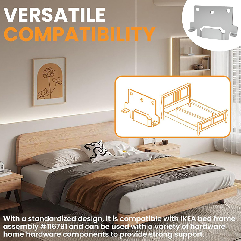 6 Buah Braket Pemasangan Tempa - Furniture Hardware Ikea ulasan dan harga