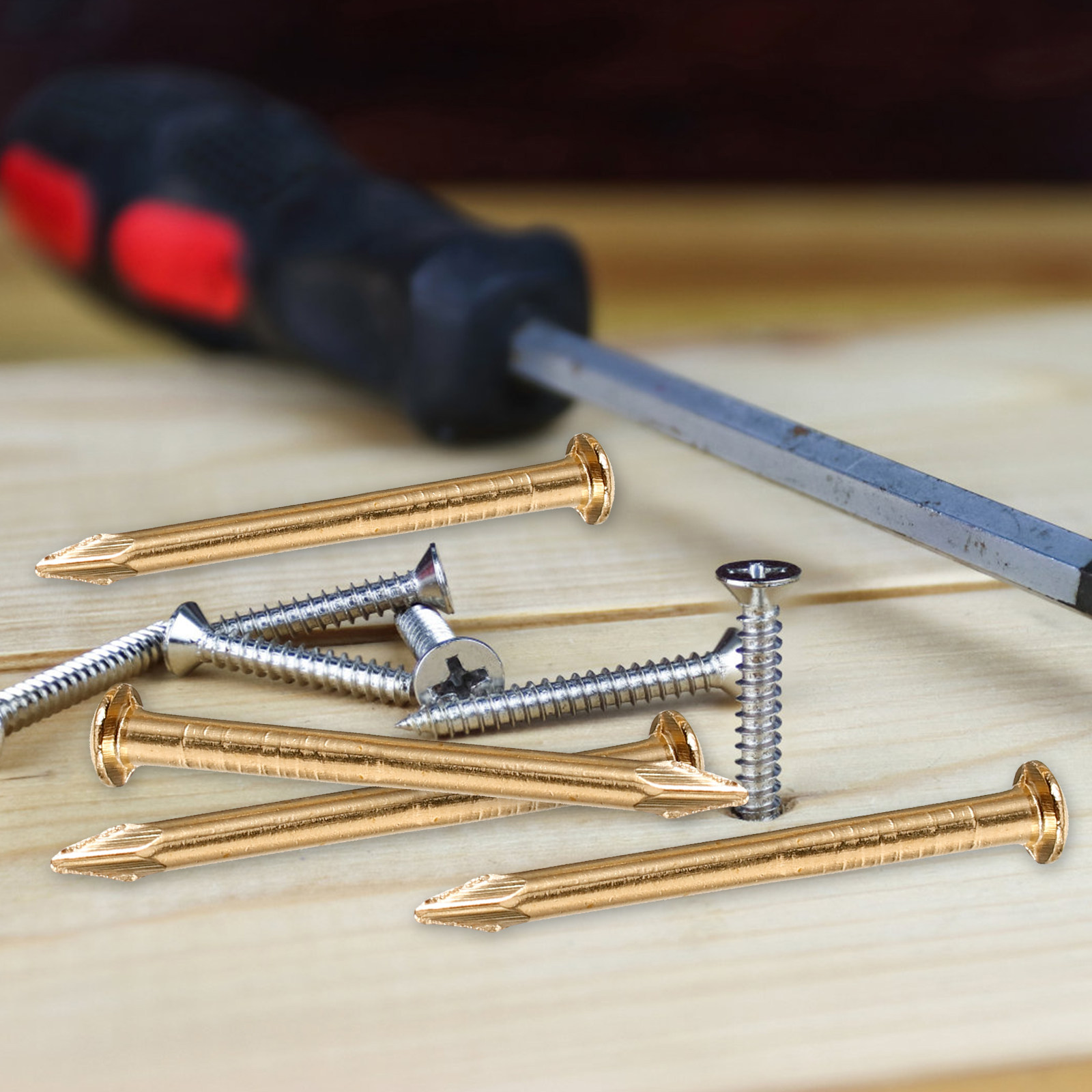 200Pcs Paku Dekoratif Kuningan - Furniture Upholstery Hardware ulasan dan harga