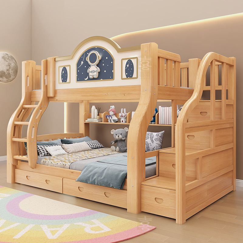 Tempat tidur kayu solid dua ti - Furniture Hardware Lowes ulasan dan harga