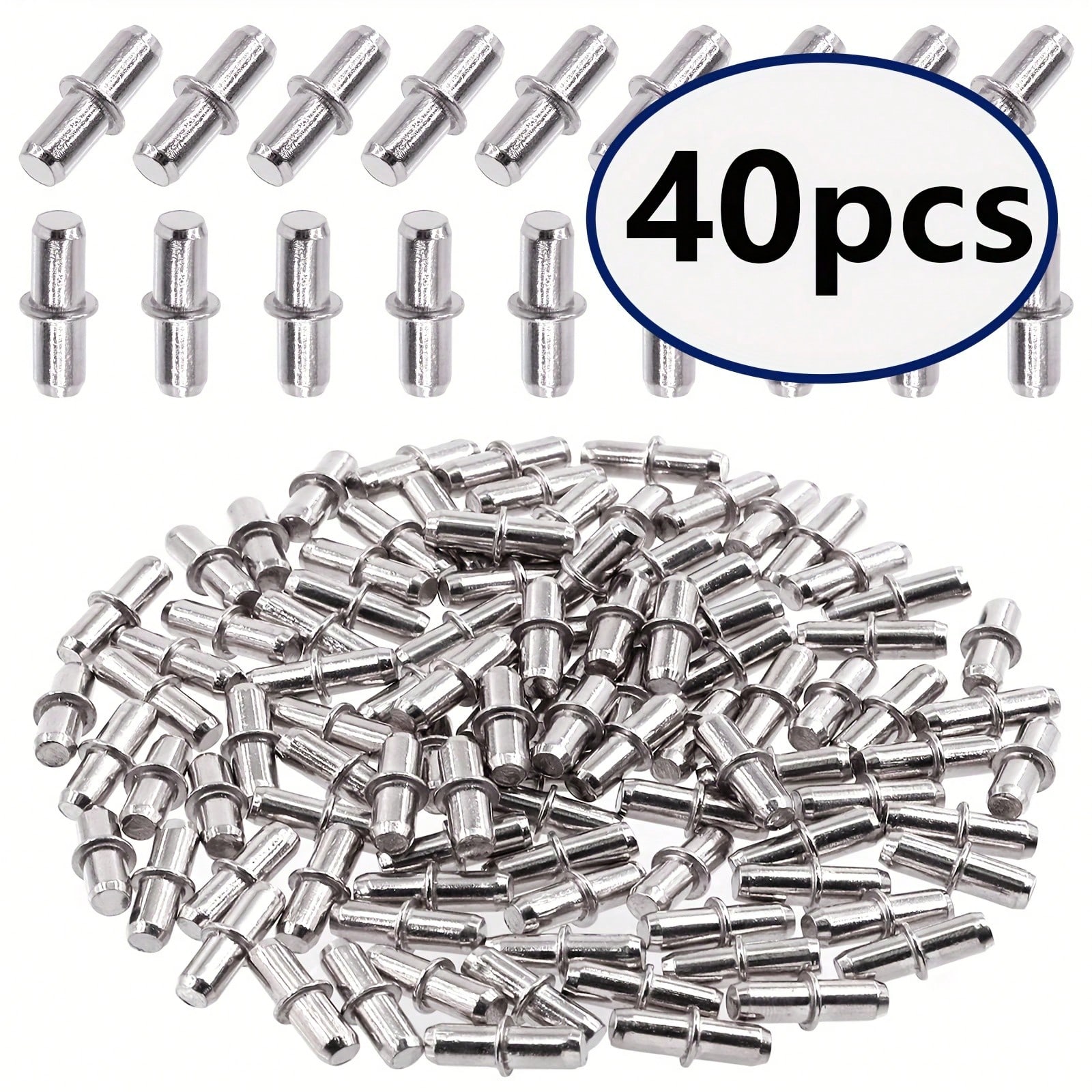40 Buah Pin Rak Dinding, Penya - Shelf Peg Support ulasan dan harga