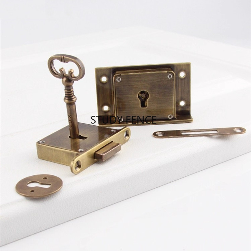 1 Buah Kunci Laci Logam Antik  - Furniture Hardware Supplies ulasan dan harga