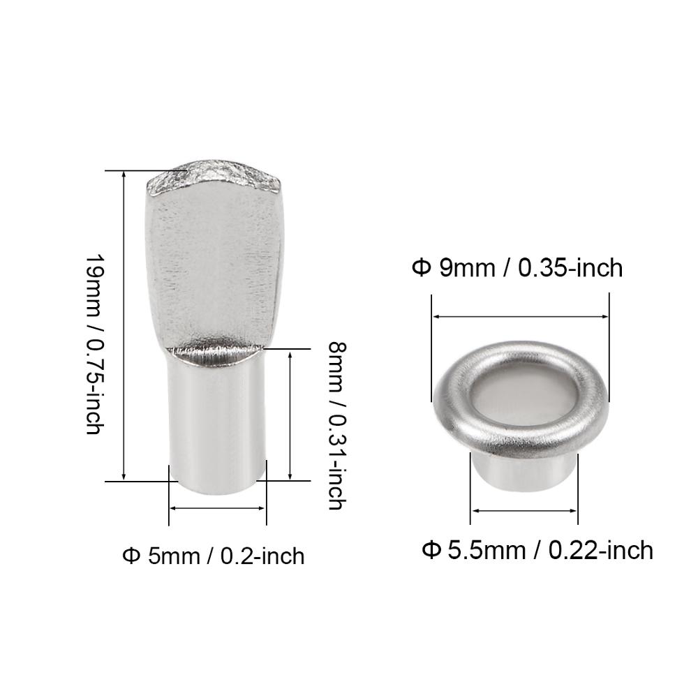 Prohex 20-200Pcs Braket Rak Pa - Shelf Peg Support ulasan dan harga