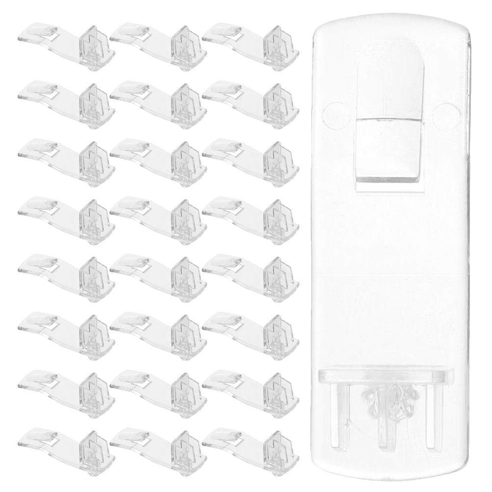 30Pcs Penyangga Rak Transparan - Shelf Peg Support ulasan dan harga
